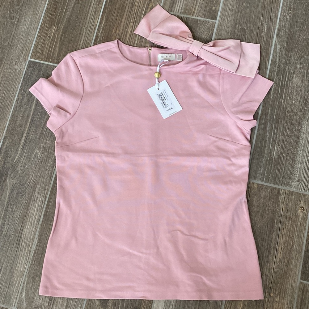 Ted Baker London Joyous Bow Shoulder Top - Picture 9 of 16